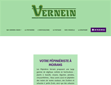 Tablet Screenshot of pepinieresvernein.com